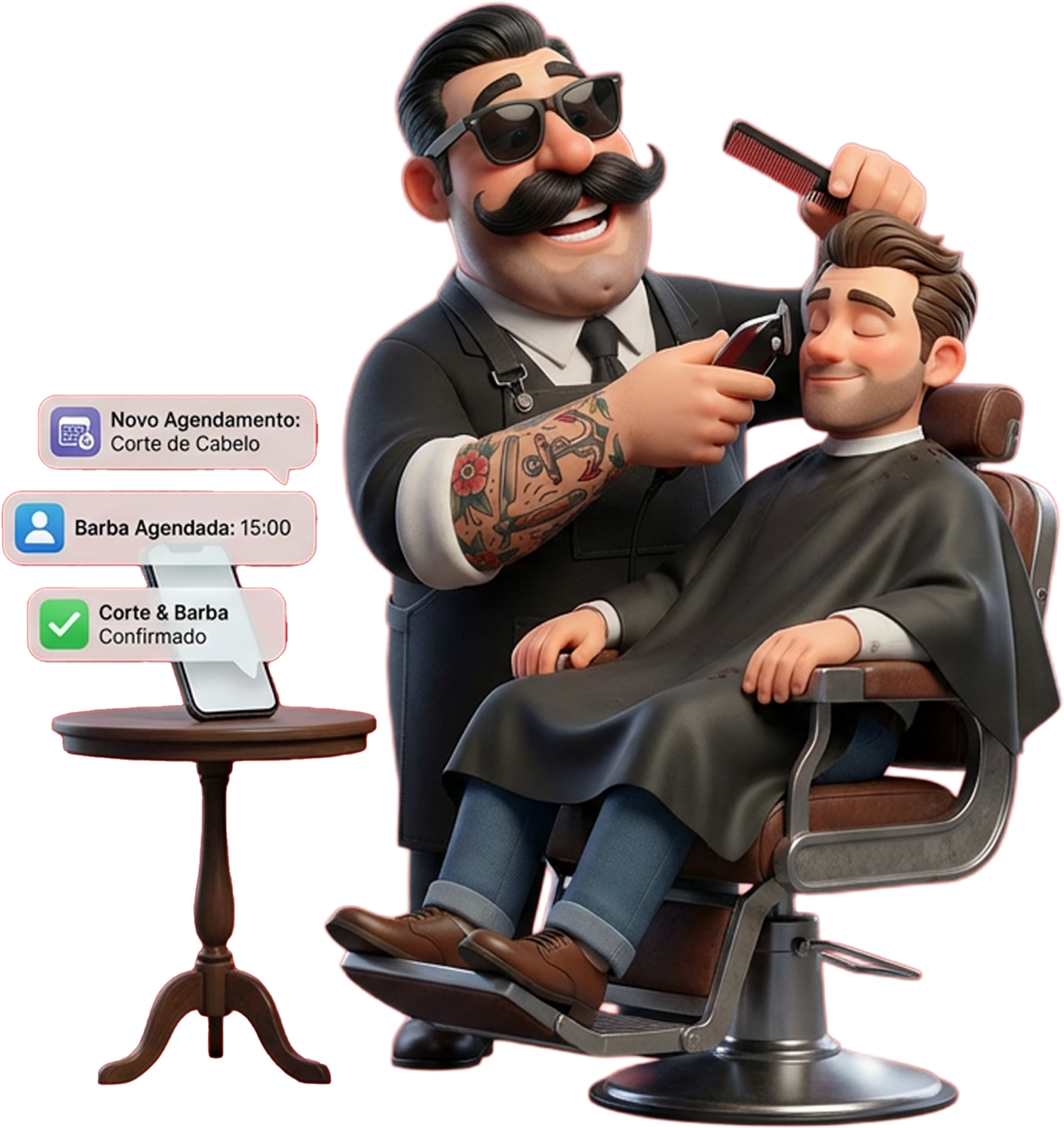 Aplicativo Nosso Corte para Barbearias